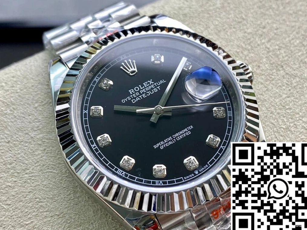 Black GM Factory M126334-0012 Dial Datejust Rolex 0424